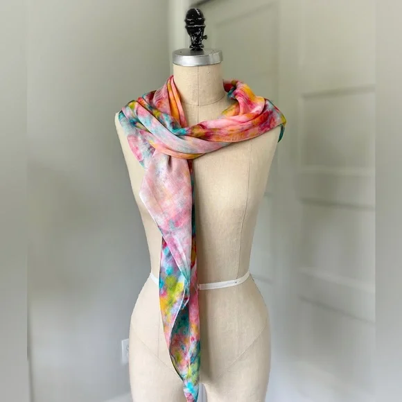 Tie Dyed Scarf - Picture 2 of 5